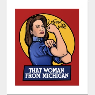 I stand with that woman from Michigan Posters and Art